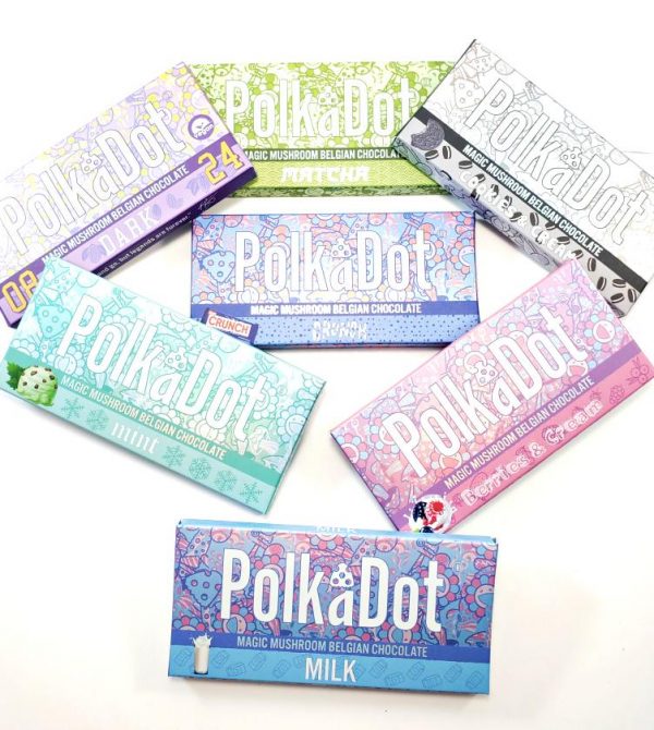 PolkaDot Mushroom Chocolate Bars